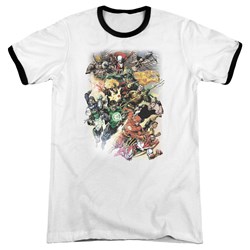 Justice League - Mens Brightest Day #0 Ringer T-Shirt
