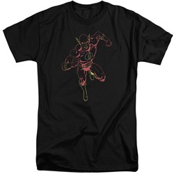 Justice League - Mens Neon Flash Tall T-Shirt