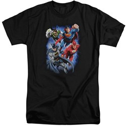 Justice League - Mens Storm Makers Tall T-Shirt
