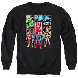 Justice League - Mens Justice League Panels Sweater