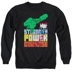 Justice League - Mens Heroic Qualities Sweater