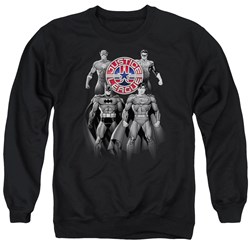 Justice League - Mens Shades Of Gray Sweater
