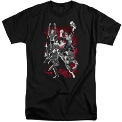 Justice League - Mens Jla Explosion Tall T-Shirt
