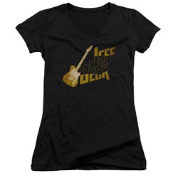 Jeff Beck - Juniors That Yellow Guitar V-Neck T-Shirt