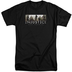 Injustice Gods Among Us - Mens Logo Tall T-Shirt