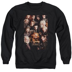 The Hobbit - Mens Dwarves Poster Sweater