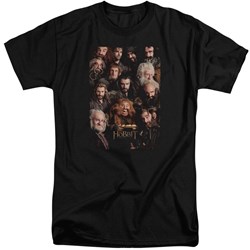 The Hobbit - Mens Dwarves Poster Tall T-Shirt
