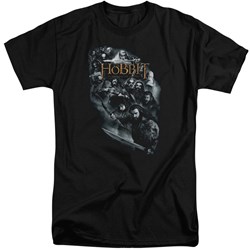 The Hobbit - Mens Cast Of Characters Tall T-Shirt