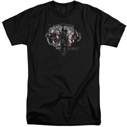 The Hobbit - Mens Three Dwarves Tall T-Shirt