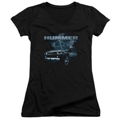 Hummer - Juniors Stormy Ride V-Neck T-Shirt