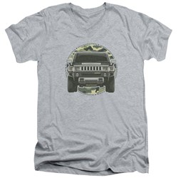 Hummer - Mens Lead Or Follow V-Neck T-Shirt