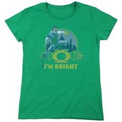 Green Lantern - Womens I'M Bright T-Shirt