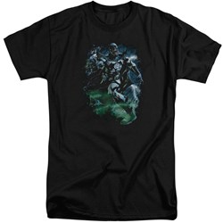 Green Lantern - Mens Black Lantern Batman Tall T-Shirt