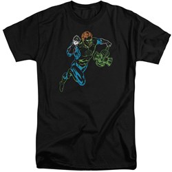 Green Lantern - Mens Neon Lantern Tall T-Shirt
