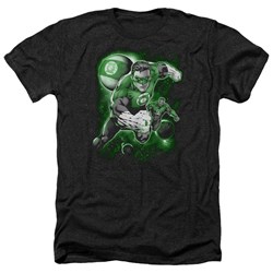 Green Lantern - Mens Lantern Planet Heather T-Shirt