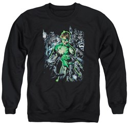 Green Lantern - Mens Surrounded By Death Sweater