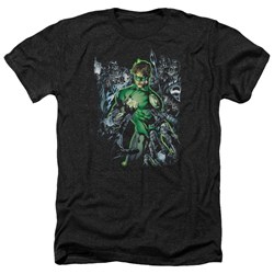 Green Lantern - Mens Surrounded By Death Heather T-Shirt