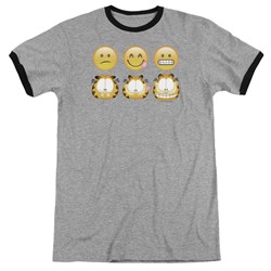 Garfield - Mens Emojis Ringer T-Shirt