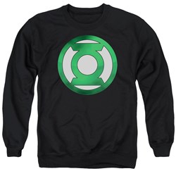 Green Lantern - Mens Green Chrome Logo Sweater