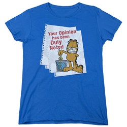 Garfield - Womens Duly Noted T-Shirt