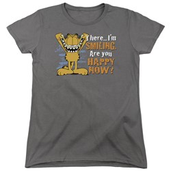 Garfield - Womens Smiling T-Shirt