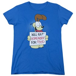 Garfield - Womens Will Eat Homework T-Shirt