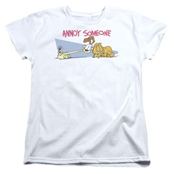 Garfield - Womens Annoy Someone T-Shirt