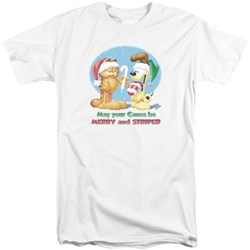 Garfield - Mens Merry And Striped Tall T-Shirt