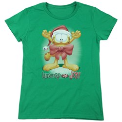 Garfield - Womens Unwrap The Joy! T-Shirt