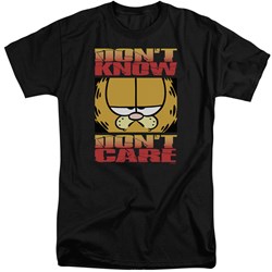 Garfield - Mens Don'T Know Don'T Care Tall T-Shirt