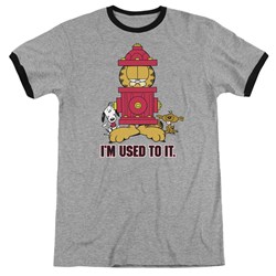 Garfield - Mens I'M Used To It Ringer T-Shirt