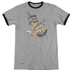 Garfield - Mens I'M With The Band Ringer T-Shirt