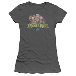 Fraggle Rock - Juniors Circle Logo T-Shirt