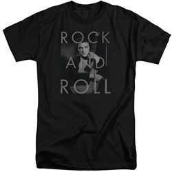 Elvis - Mens Rock And Roll Tall T-Shirt