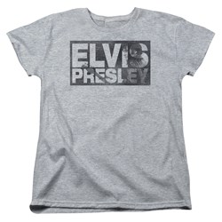 Elvis - Womens Block Letters T-Shirt