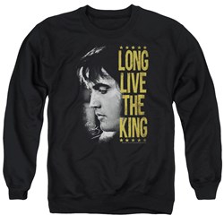 Elvis - Mens Long Live The King Sweater