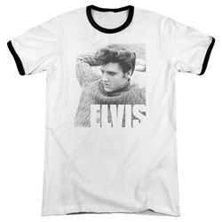 Elvis - Mens Relaxing Ringer T-Shirt