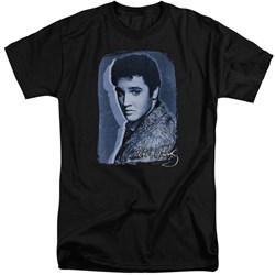 Elvis - Mens Overlay Tall T-Shirt