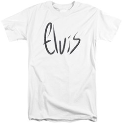 Elvis - Mens Sketchy Name Tall T-Shirt
