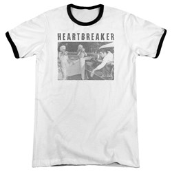 Elvis - Mens Heartbreaker Ringer T-Shirt
