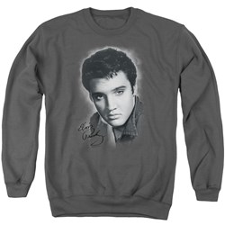 Elvis - Mens Grey Portrait Sweater