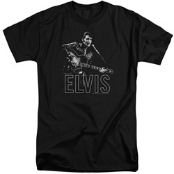 Elvis - Mens Guitar In Hand Tall T-Shirt