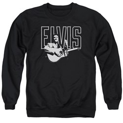 Elvis - Mens White Glow Sweater