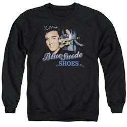 Elvis - Mens Blue Suede Shoes Sweater