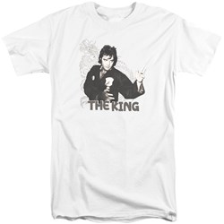 Elvis - Mens Fighting King Tall T-Shirt