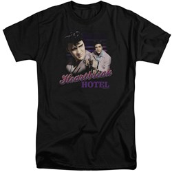 Elvis - Mens Heartbreak Hotel Tall T-Shirt