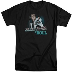 Elvis - Mens Shake Rattle & Roll Tall T-Shirt