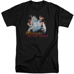 Elvis - Mens Always On My Mind Tall T-Shirt