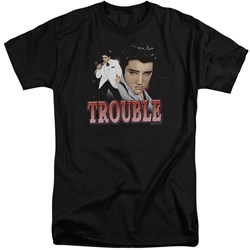 Elvis - Mens Trouble Tall T-Shirt