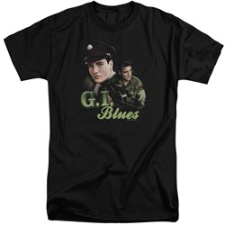 Elvis - Mens G I Blues Tall T-Shirt